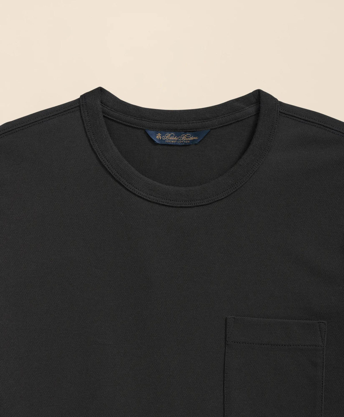 Pique T-Shirt in Garment-Washed Supima® Cotton | Brooks Brothers discount