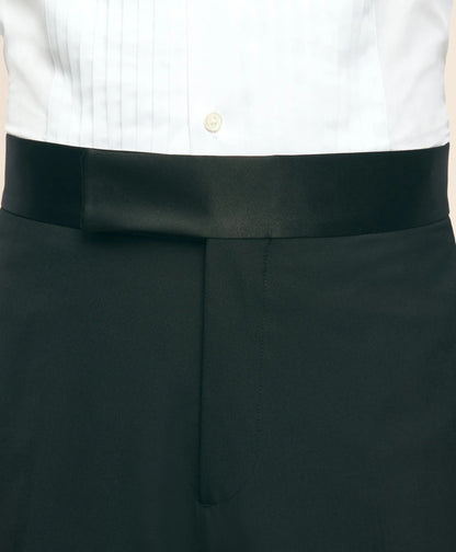 Black Fleece Tuxedo Pants in Wool-Silk | Brooks Brothers online