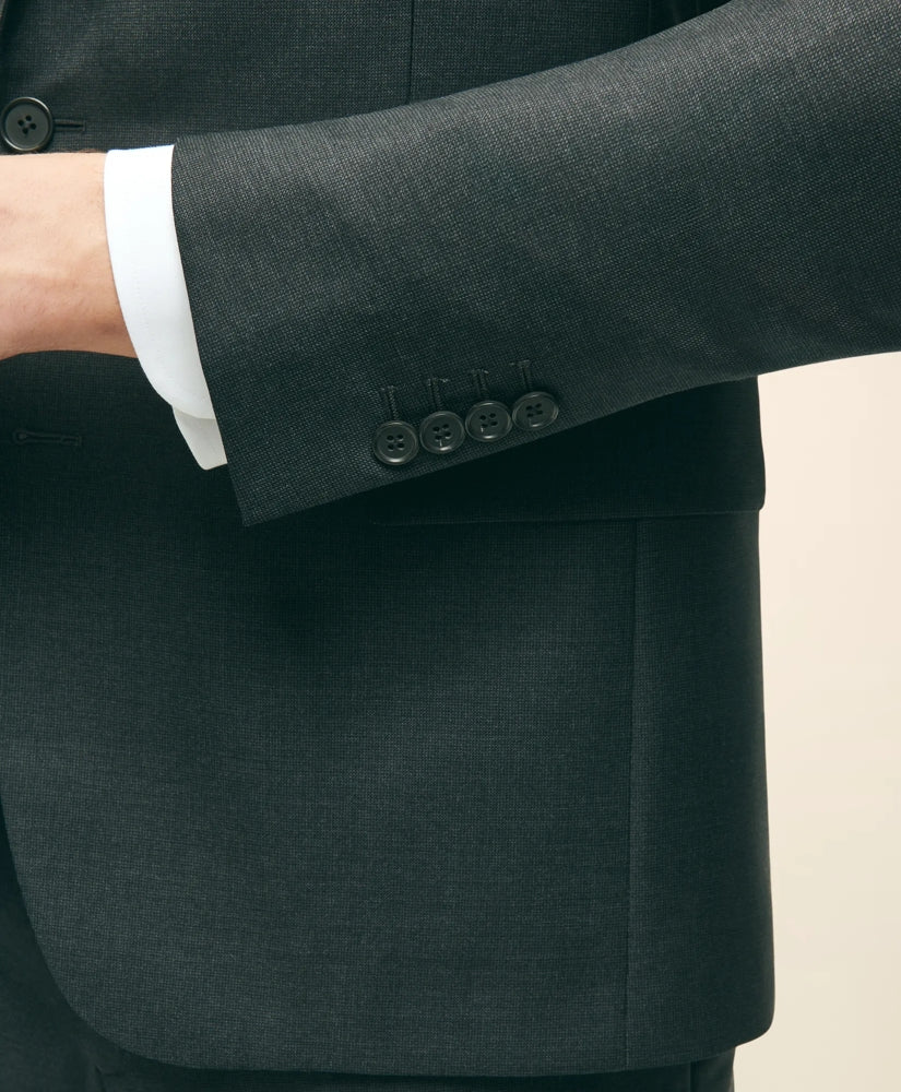 Classic Fit Wool Tic 1818 Suit | Brooks Brothers online