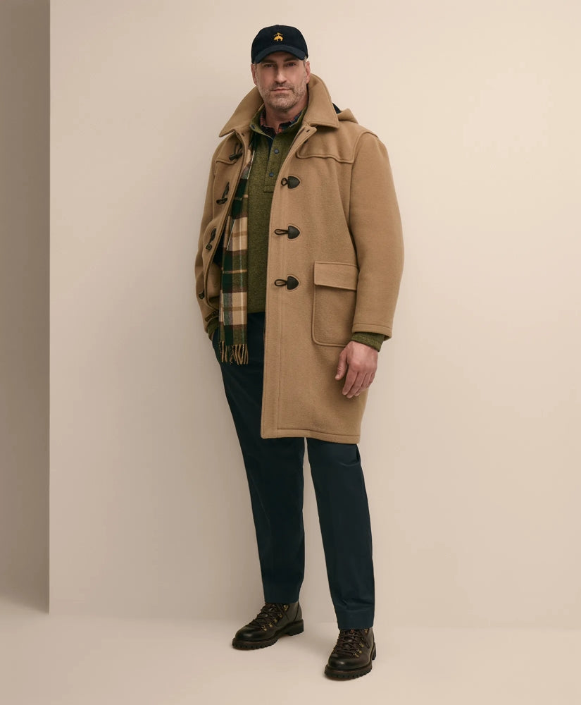 Big & Tall Classic Wool Duffle Coat | Brooks Brothers online shop