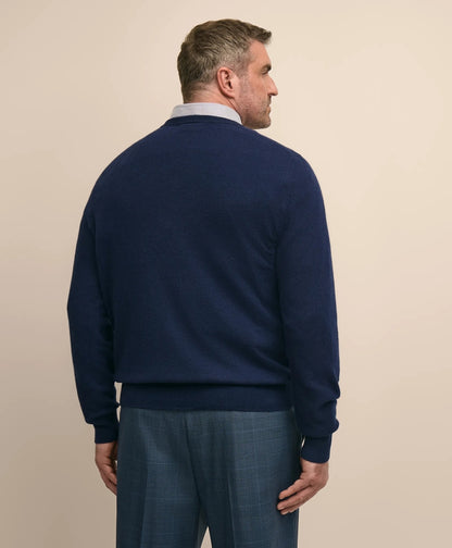 Big & Tall 3-Ply Cashmere V-Neck Sweater | Brooks Brothers outlet