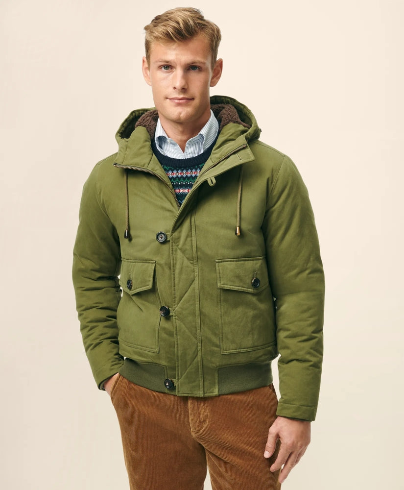 Down Bomber Jacket | Brooks Brothers on sale