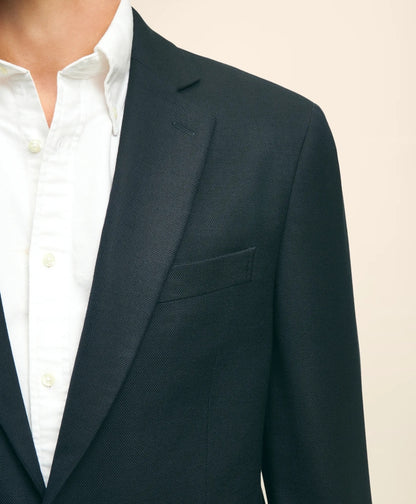 Traditional Fit Stretch Wool Hopsack Blazer | Brooks Brothers discount