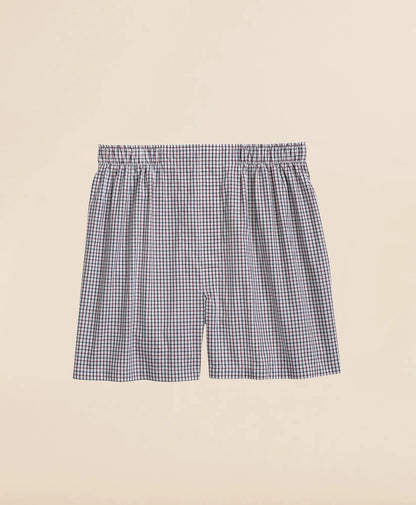 Cotton Broadcloth Tattersall Boxers | Brooks Brothers online