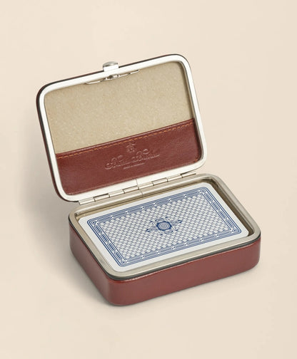 Travel Playing Cards With Calfskin Case | Brooks Brothers online shop