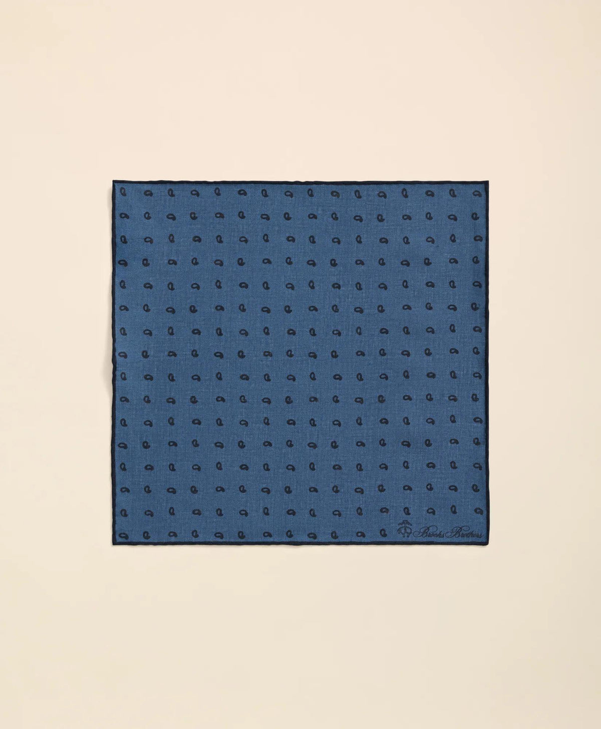 Linen Paisley Pocket Square | Brooks Brothers on sale