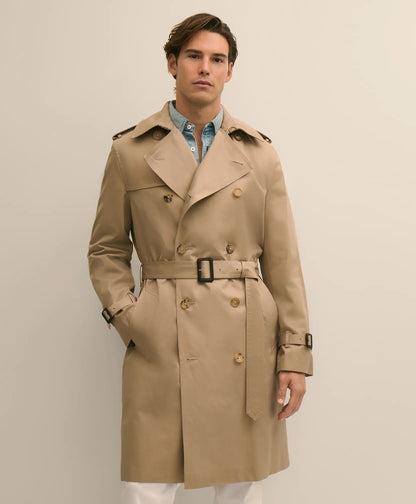 Supima® Cotton Gabardine Trench Coat | Brooks Brothers online