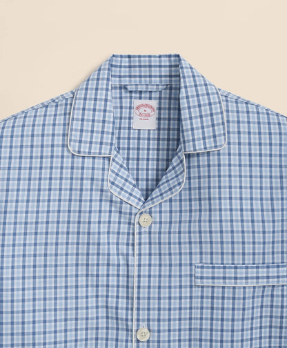 Cotton Broadcloth Gingham Pajamas | Brooks Brothers discount