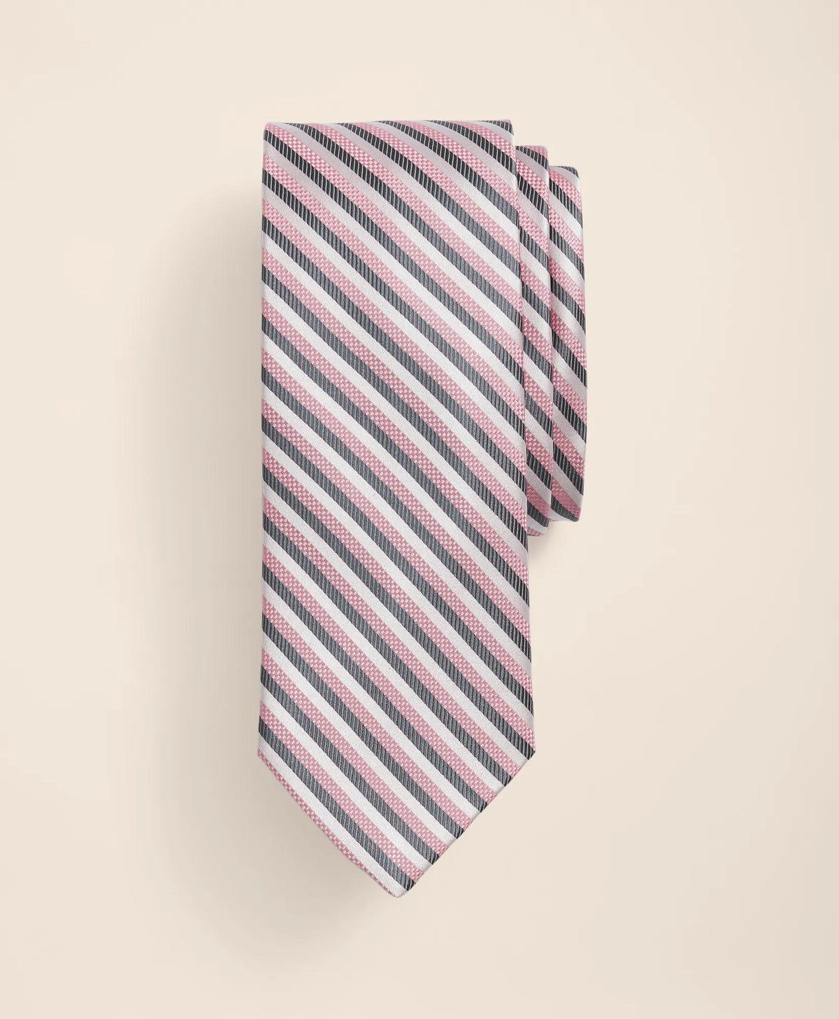 Silk Sidewheeler Striped Tie | Brooks Brothers on sale