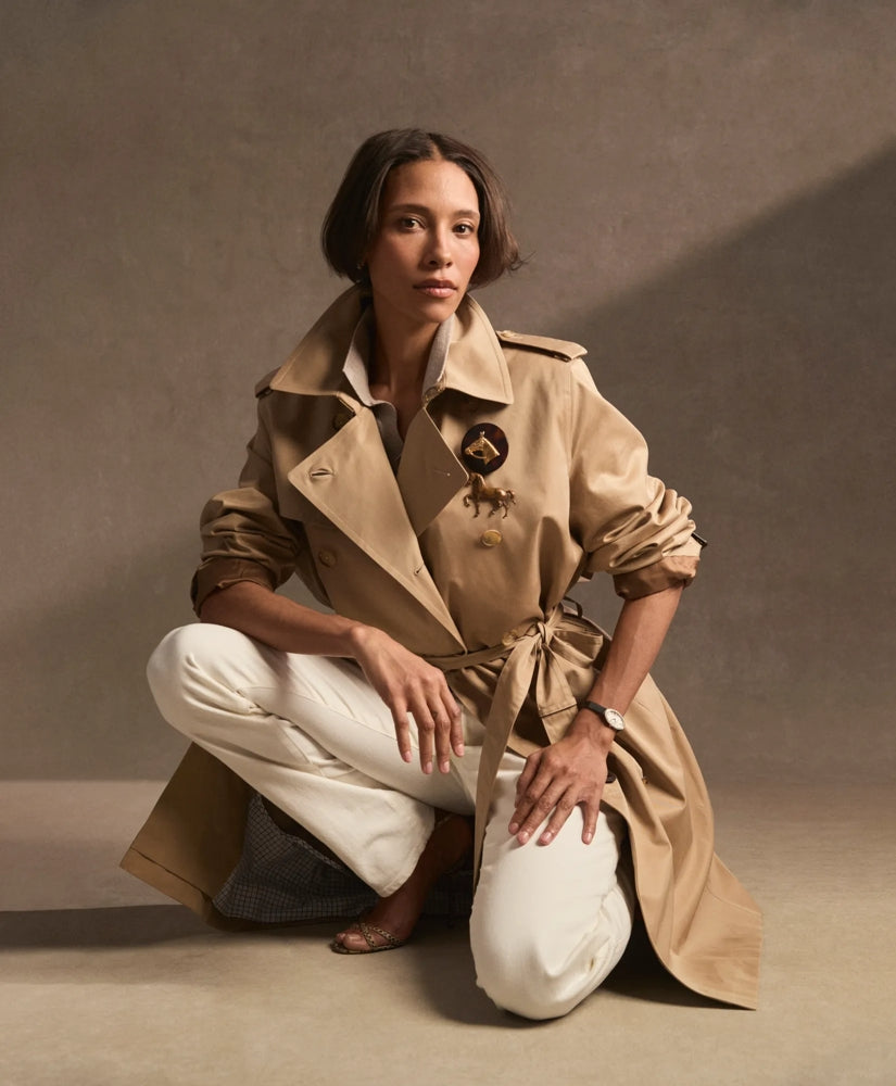 Supima® Cotton Gabardine Trench Coat | Brooks Brothers online