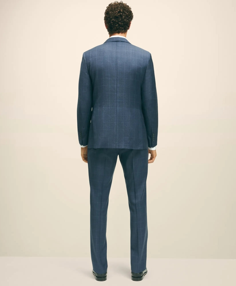 Classic Fit Wool Windowpane 1818 Suit | Brooks Brothers online