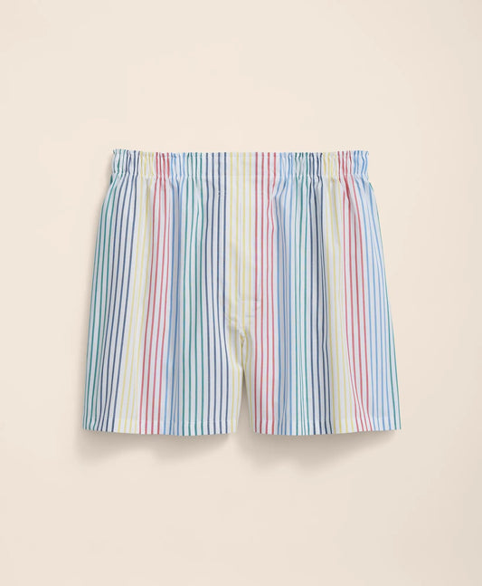 Cotton Broadcloth Archive Stripe Boxers | Brooks Brothers discount