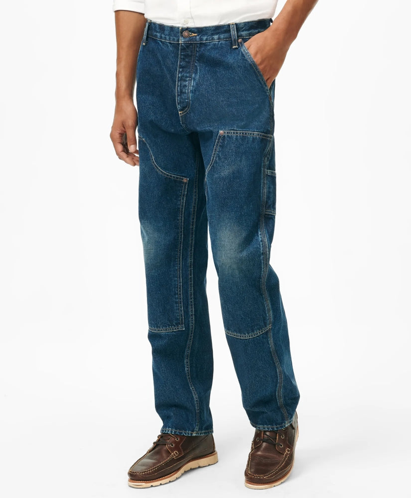 Cherry Street Selvedge Denim Carpenter Pants | Brooks Brothers discount