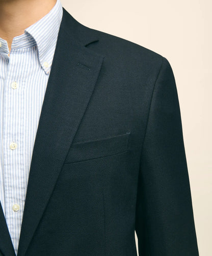 Classic Fit Stretch Wool Hopsack Blazer | Brooks Brothers on sale
