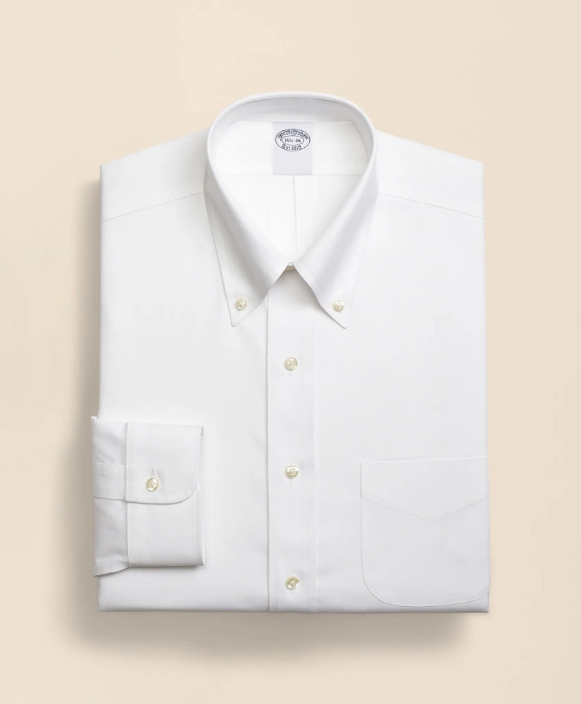 Stretch Supima® Cotton Non-Iron Pinpoint Oxford Button-Down Collar Dress Shirt | Brooks Brothers for sale