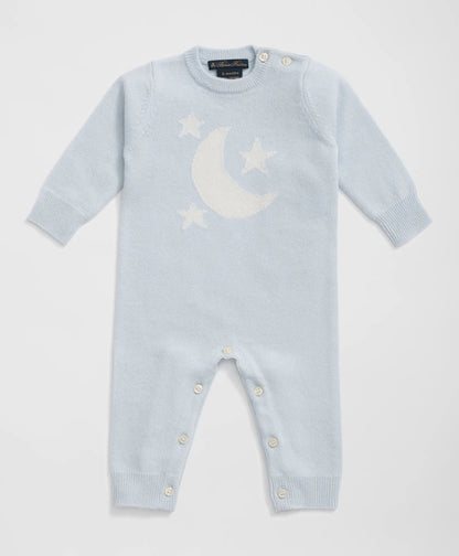 Cashmere Moon Motif Onesie | Brooks Brothers on sale