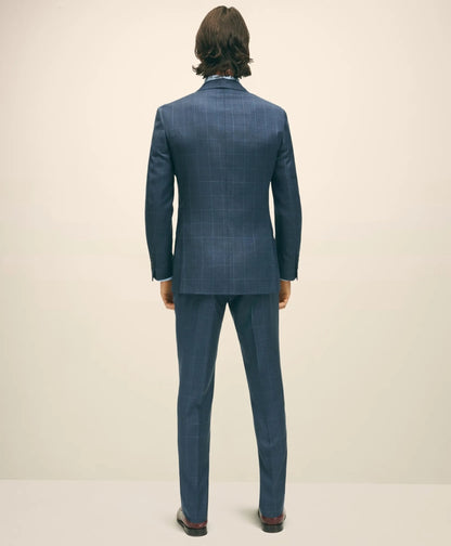 Slim Fit Wool Windowpane 1818 Suit | Brooks Brothers sale