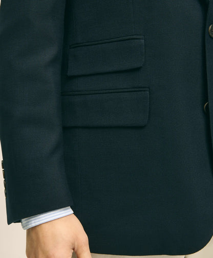 Classic Fit Stretch Wool Hopsack Blazer | Brooks Brothers on sale