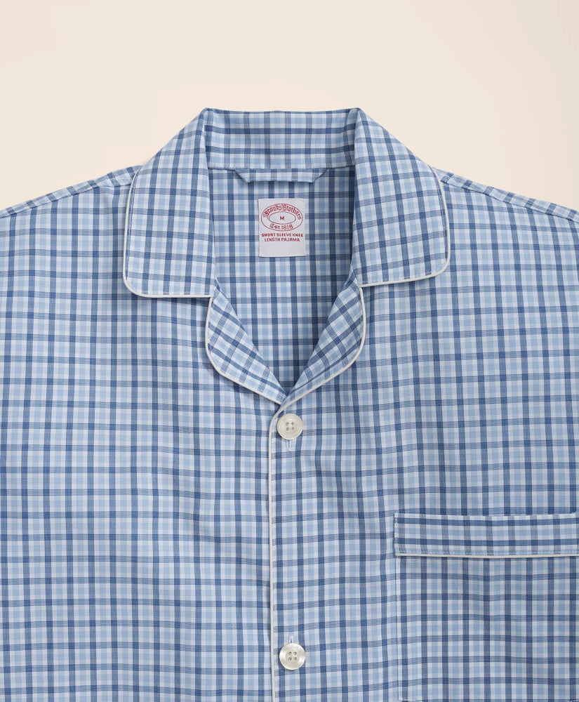 Cotton Broadcloth Gingham Short Pajamas | Brooks Brothers for sale