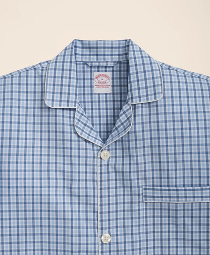 Cotton Broadcloth Gingham Short Pajamas | Brooks Brothers for sale