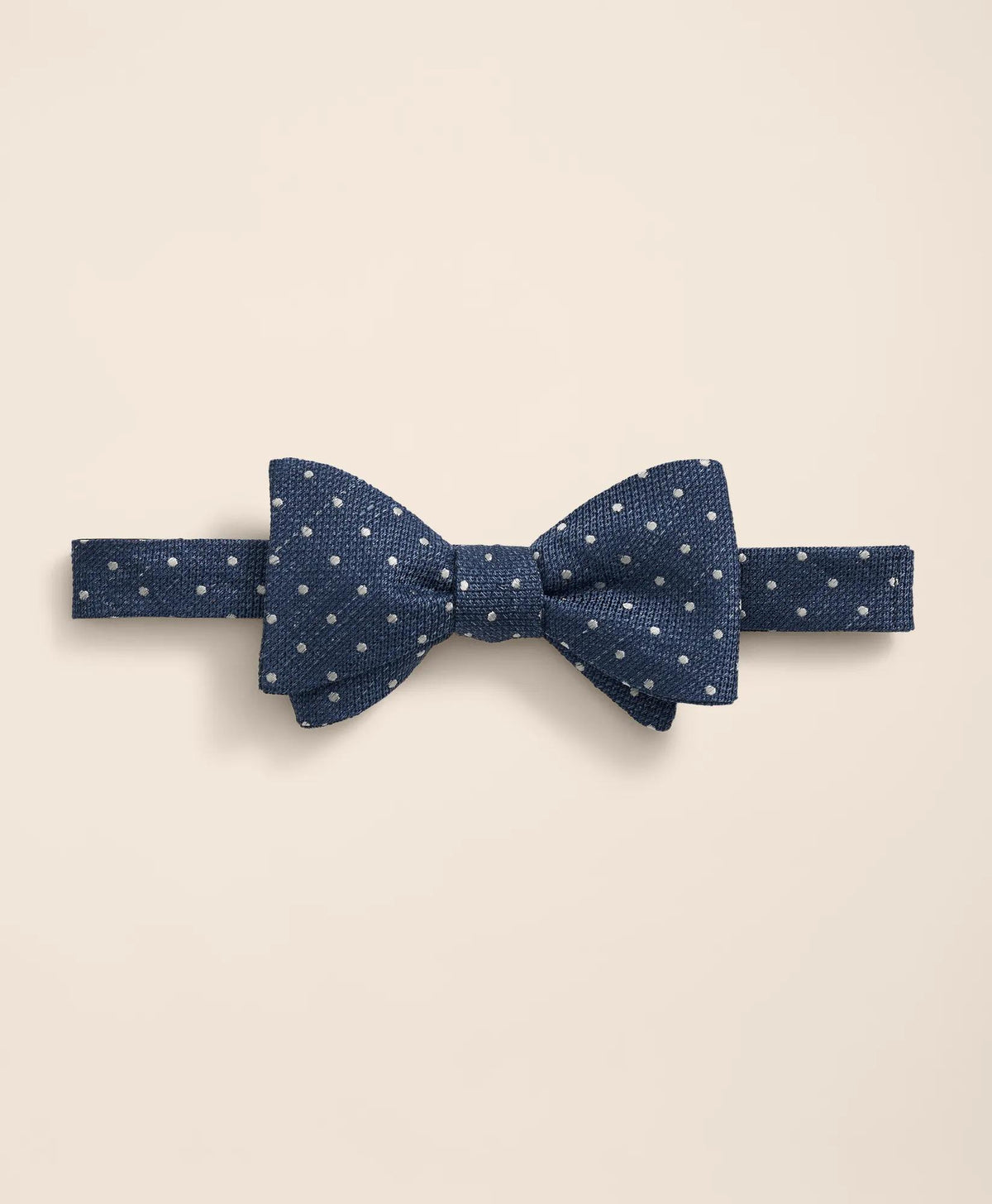 Silk-Linen Mini Dot Bow Tie | Brooks Brothers sale